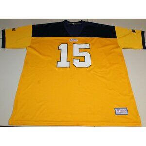 USFL Football Memphis Showboats Cole Kelley #15 Jersey 3XL Yellow